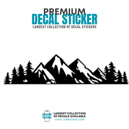STICKER DECAL MOUNTAIN