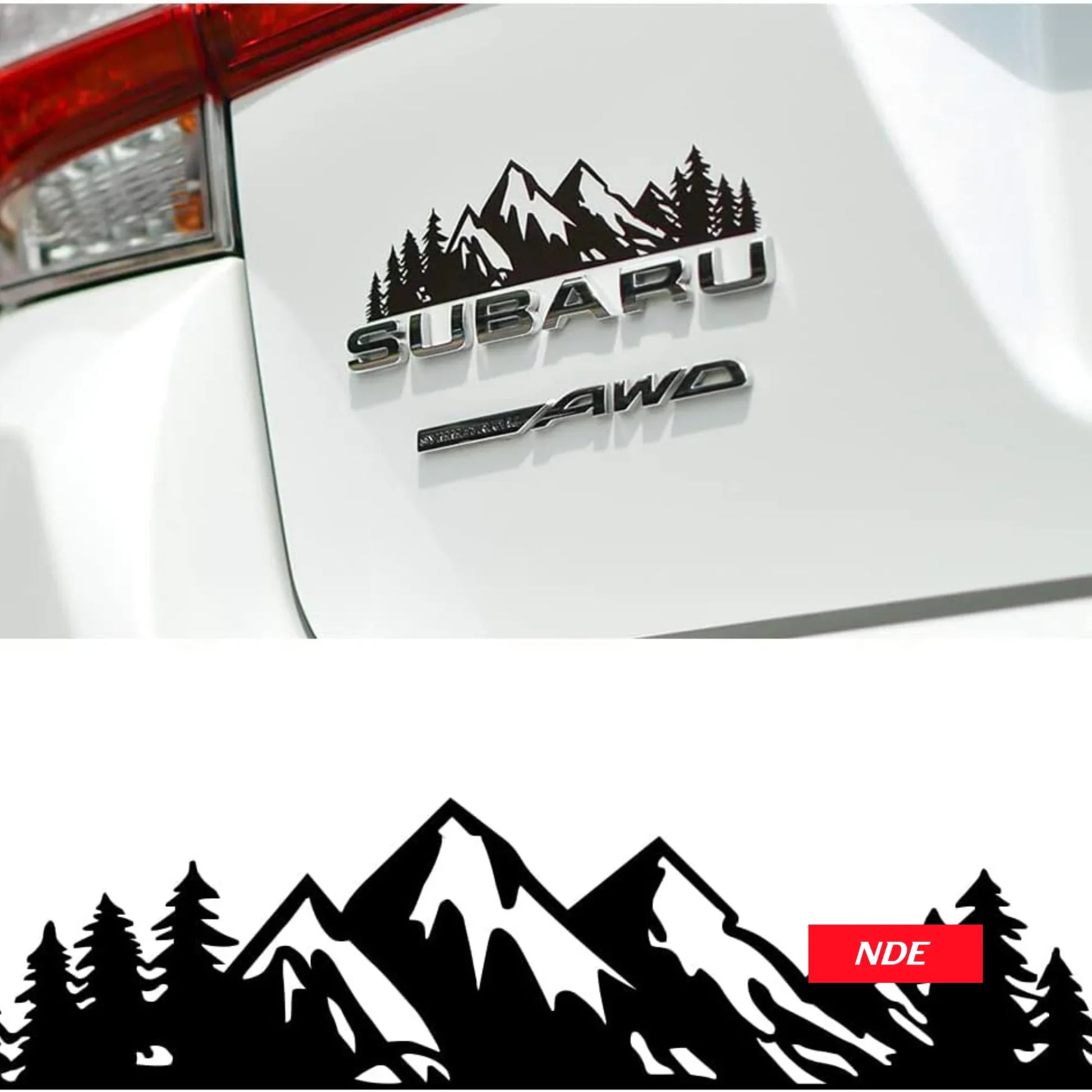 STICKER DECAL MOUNTAIN