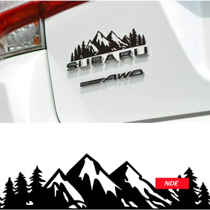 STICKER DECAL MOUNTAIN