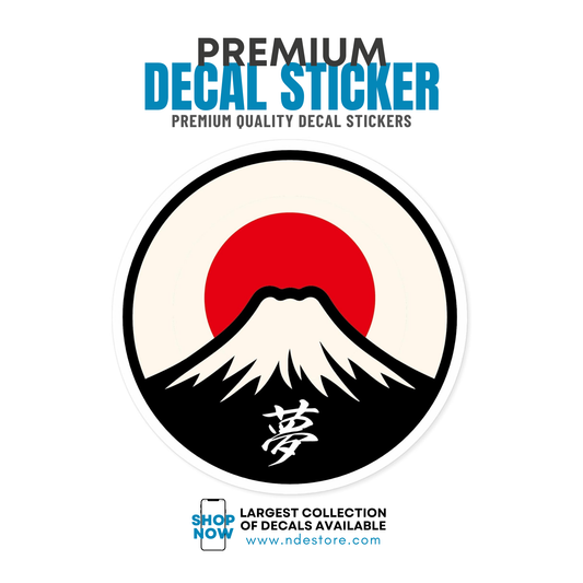 DECAL STICKER MOUNT FUJI
