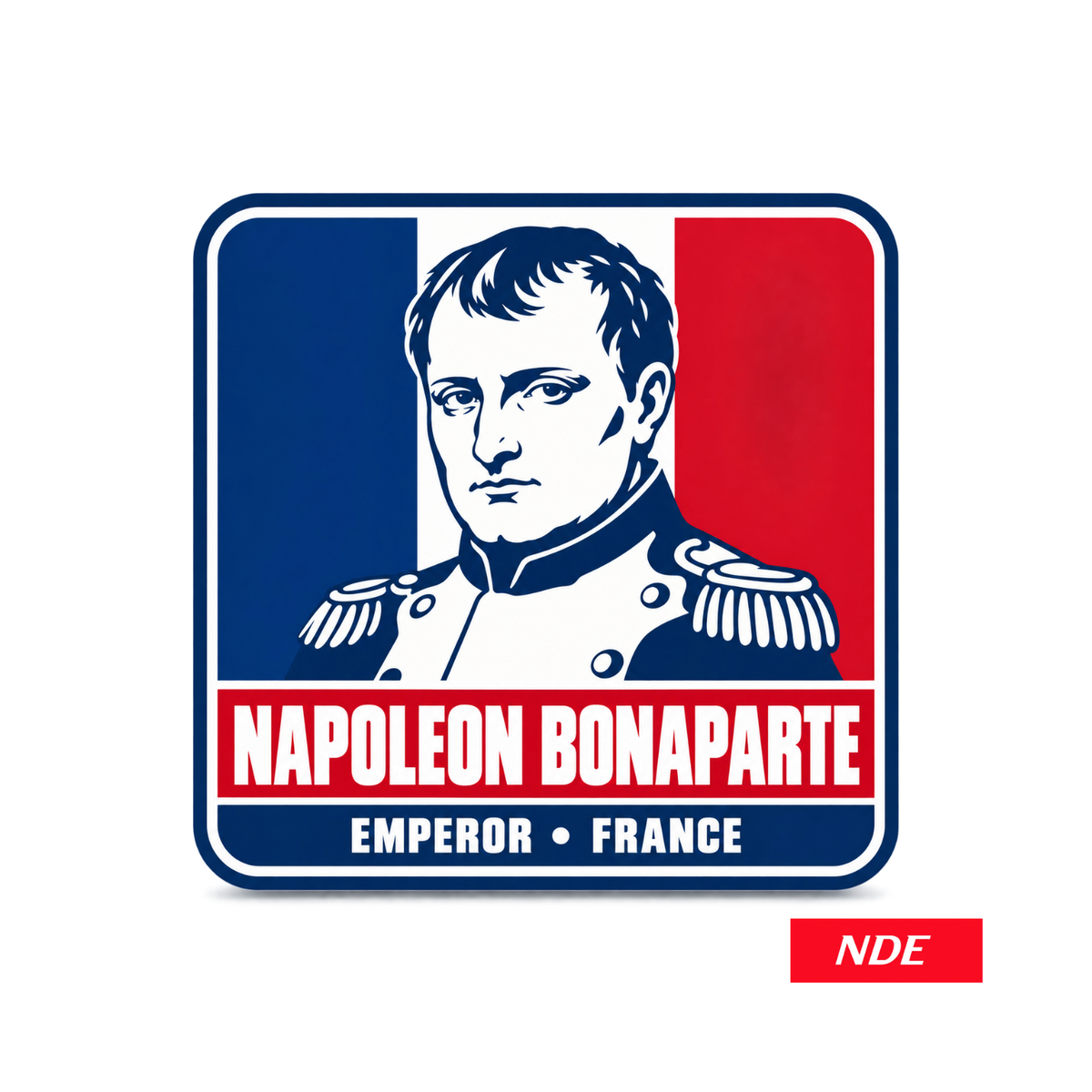 Napoleon Bonaparte Global Leader Series vinyl cut decal sticker