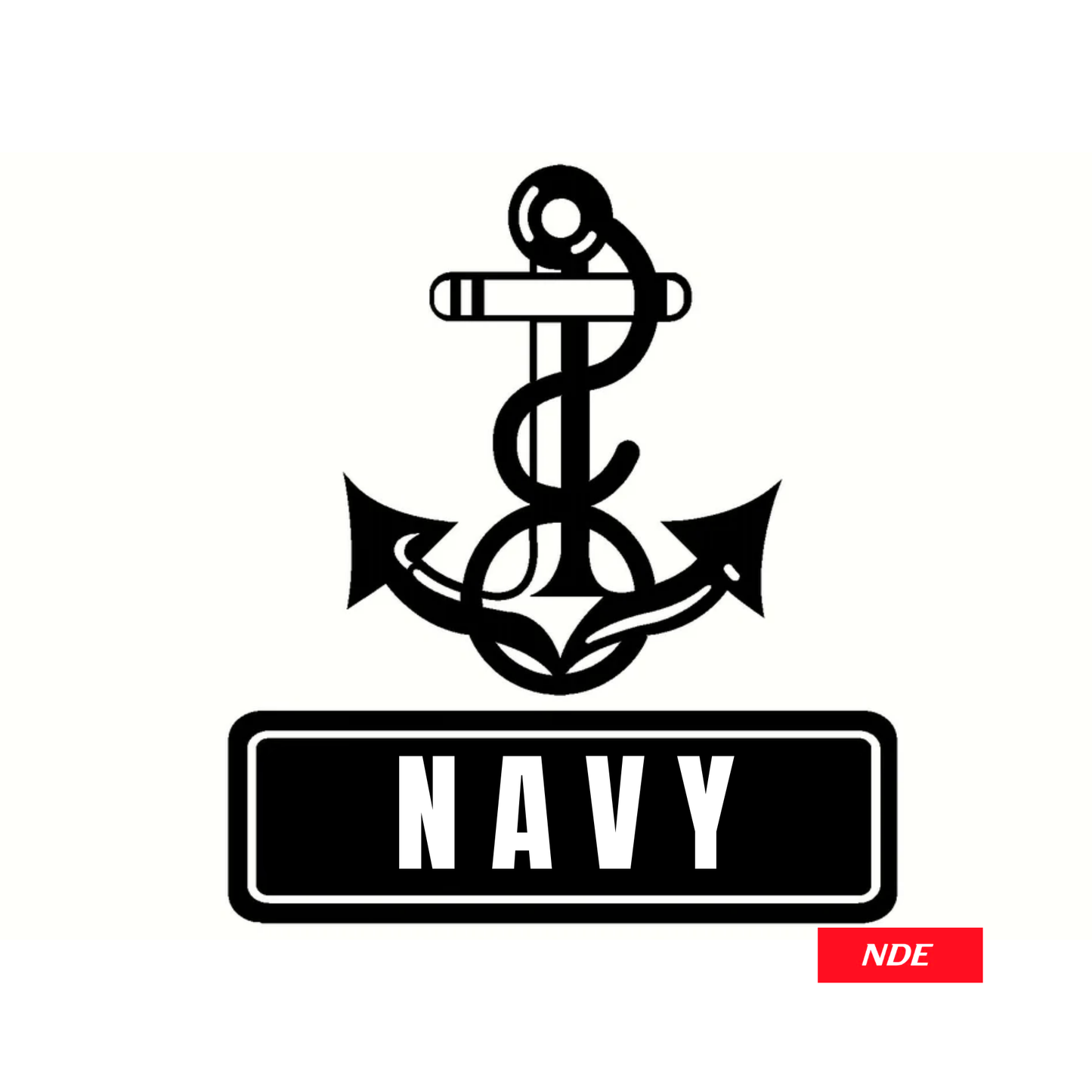 DECAL STICKER NAVY