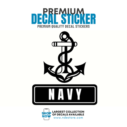 DECAL STICKER NAVY