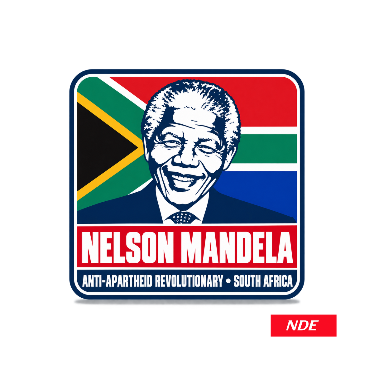 Nelson Mandela Global Leader Series vinyl cut decal sticker