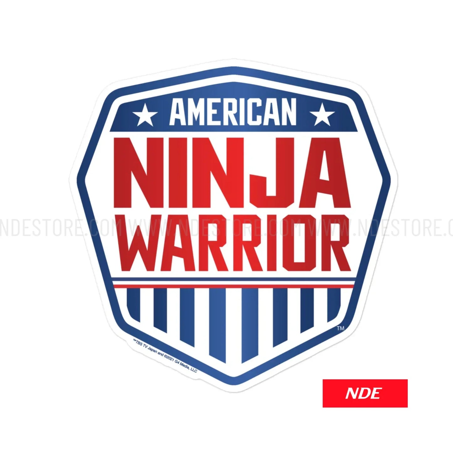 STICKER DECAL NINJA WARRIOR