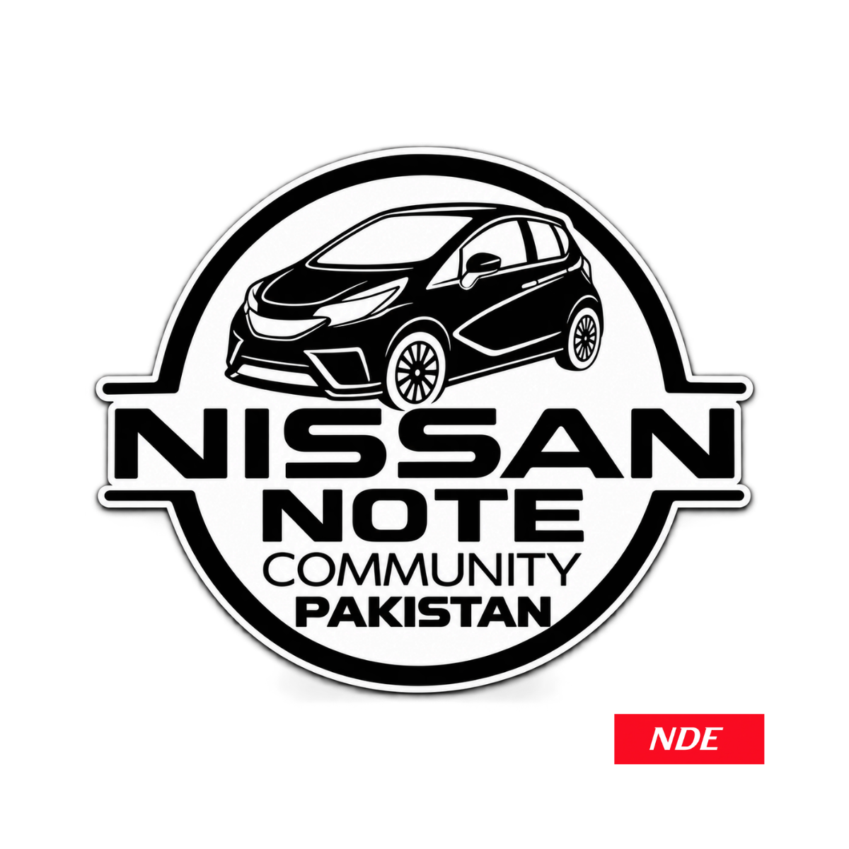 STICKER DECAL NISSAN NOTE PAKISTAN