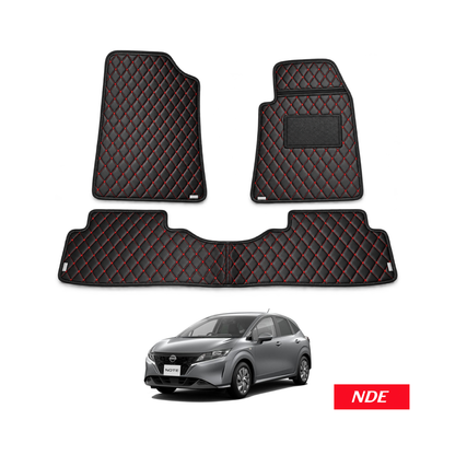 FLOOR MAT FLAT 7D STYLE FOR NISSAN NOTE e-Power (2019-2025)