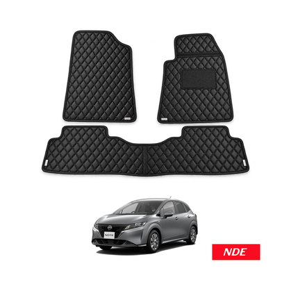 FLOOR MAT FLAT 7D STYLE FOR NISSAN NOTE e-Power (2019-2025)