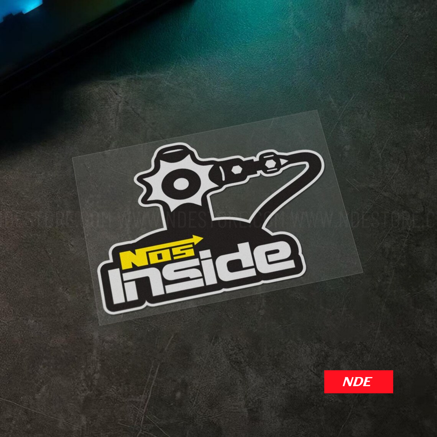 STICKER DECAL NOS INSIDE