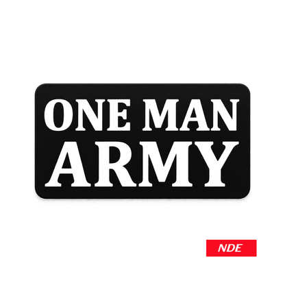 STICKER DECAL ONE MAN ARMY