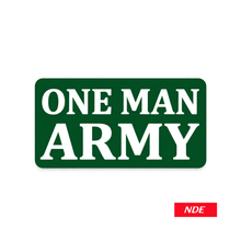 STICKER DECAL ONE MAN ARMY