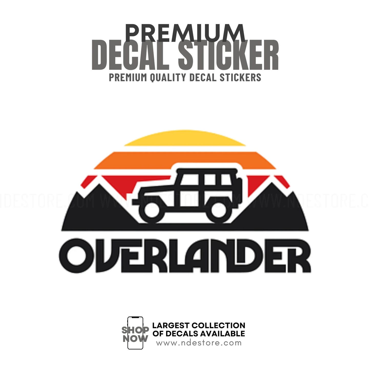 STICKER DECAL OVERLANDER