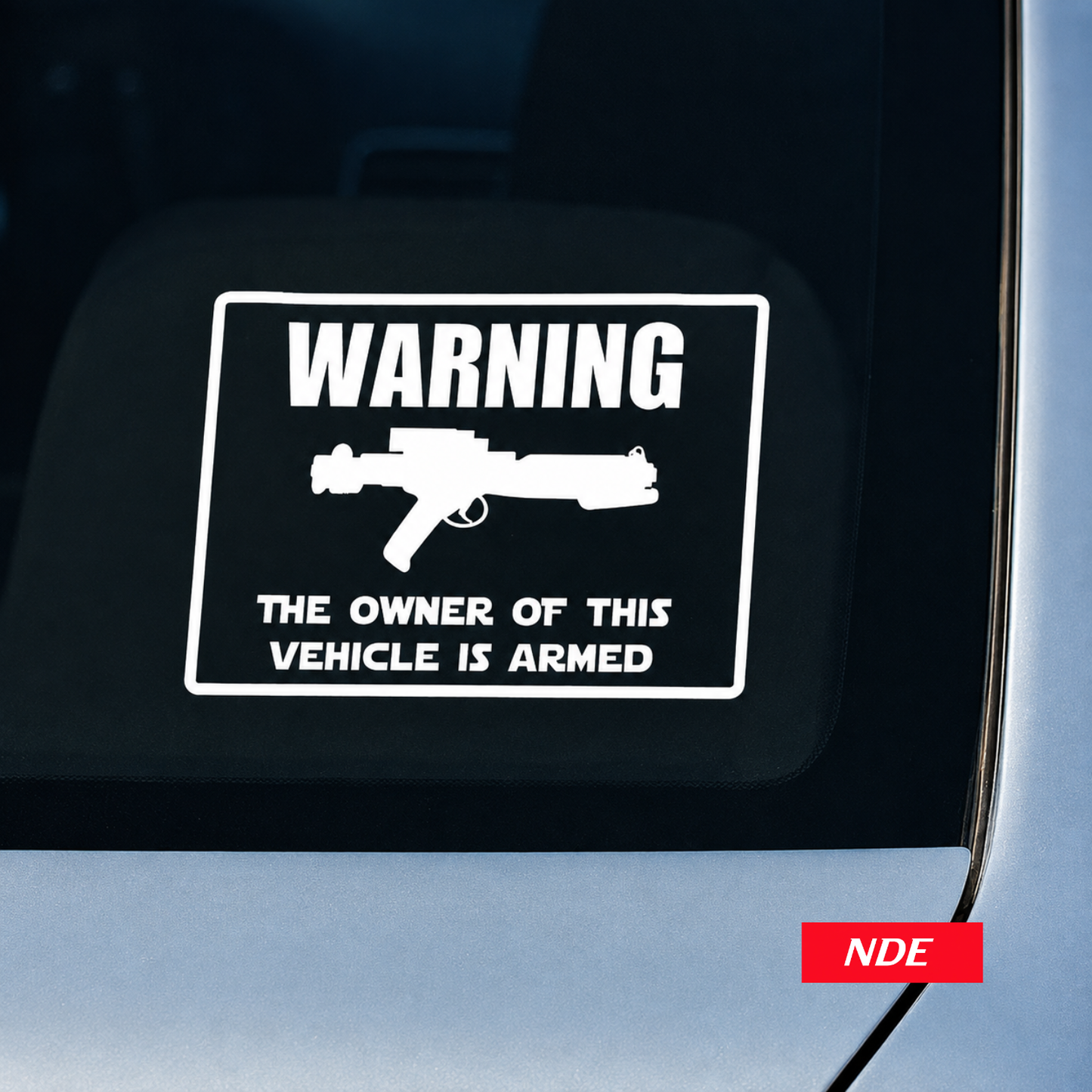 STICKER DECAL WARNING OWNER