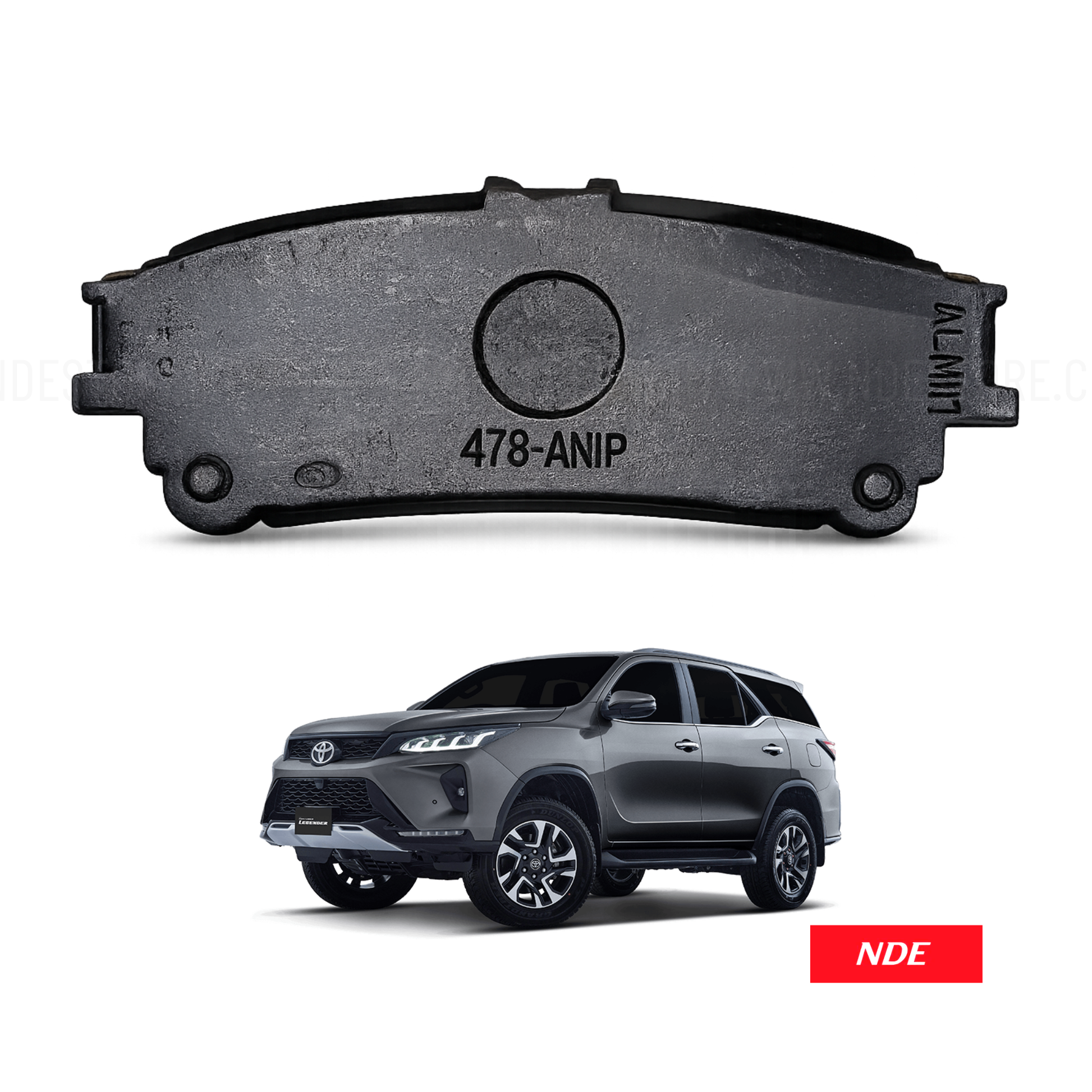 BRAKE DISC PAD REAR GENUINE FOR TOYOTA FORTUNER (2016-2026)