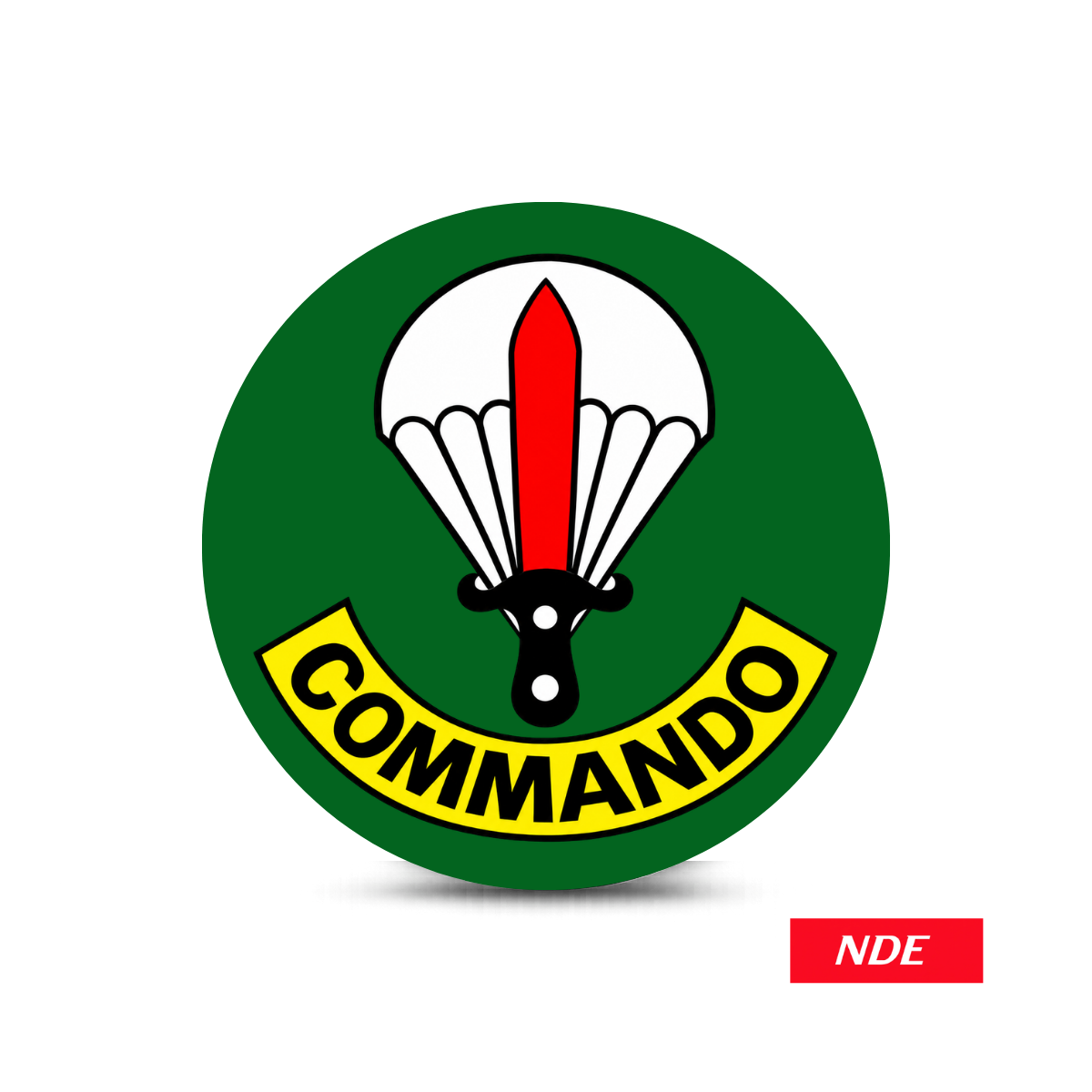 STICKER DECAL ARMY COMMANDO
