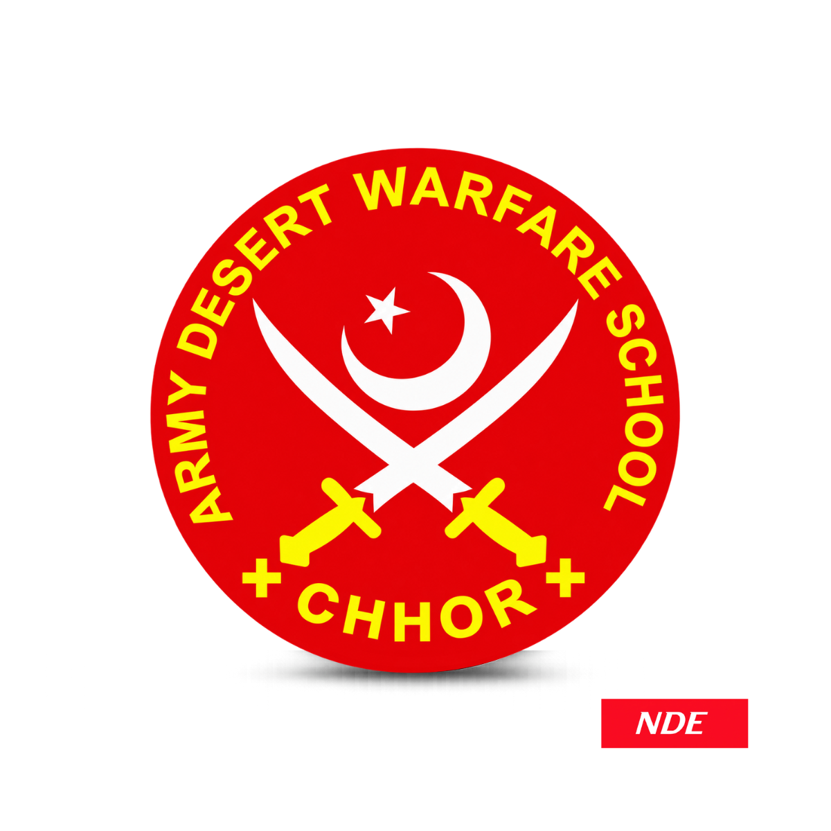 STICKER DECAL ARMY DESERT WARFARE SCHOOL
