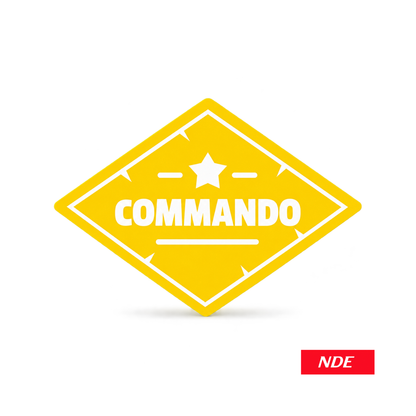 STICKER DECAL COMMANDO