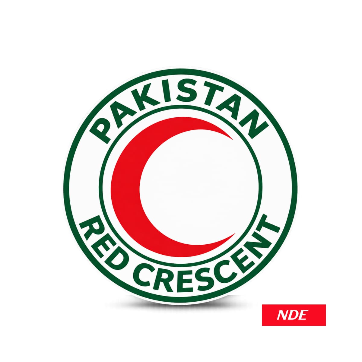 STICKER DECAL PAKISTAN RED CRESCENT