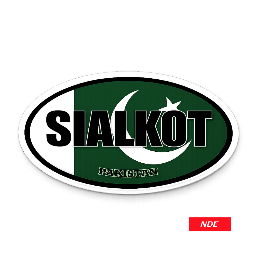 STICKER DECAL PAKISTAN FLAG