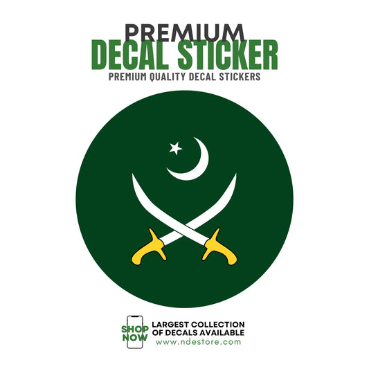 STICKER DECAL PAKISTAN ARMY