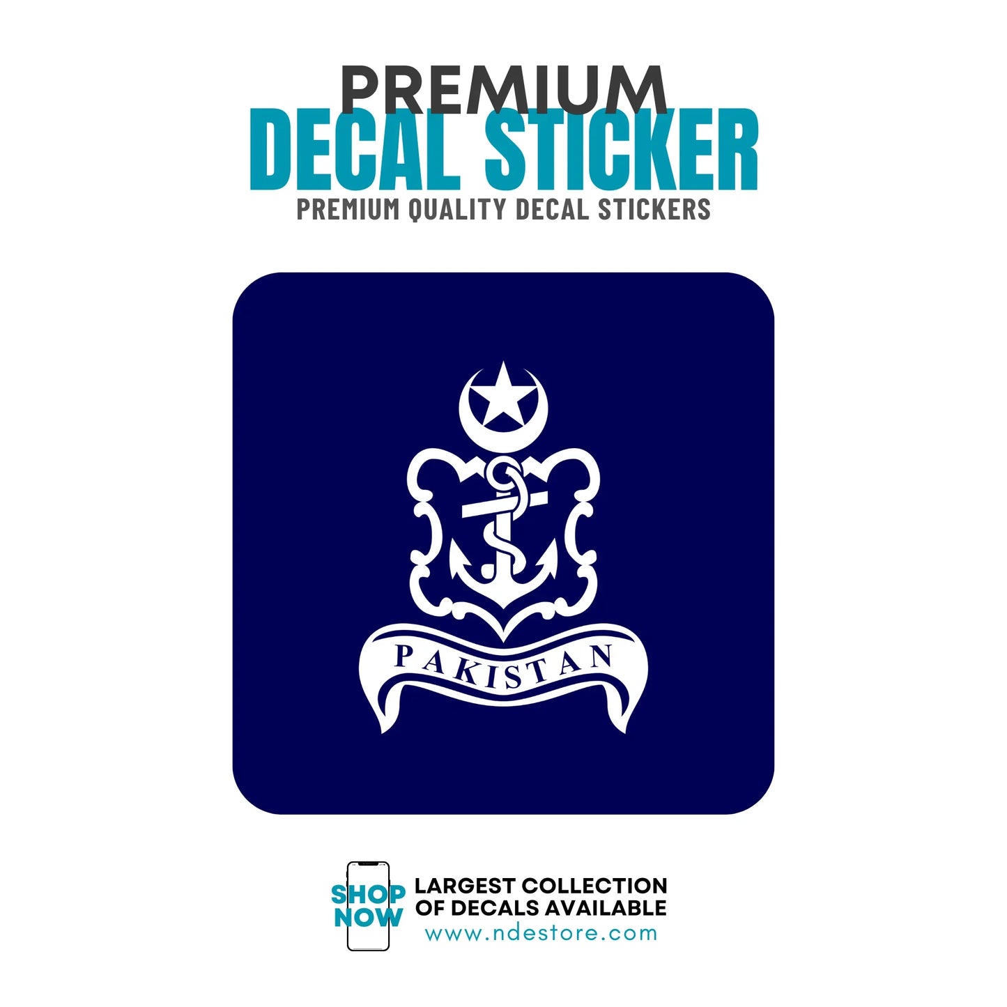STICKER DECAL NAVY
