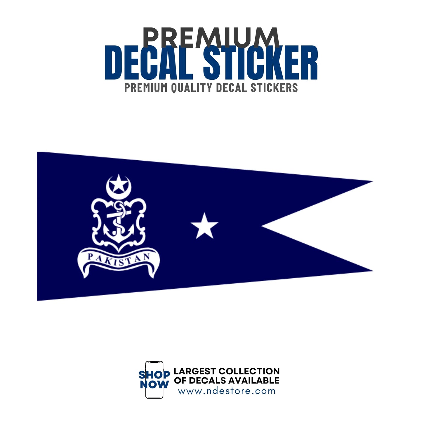 STICKER DECAL NAVY