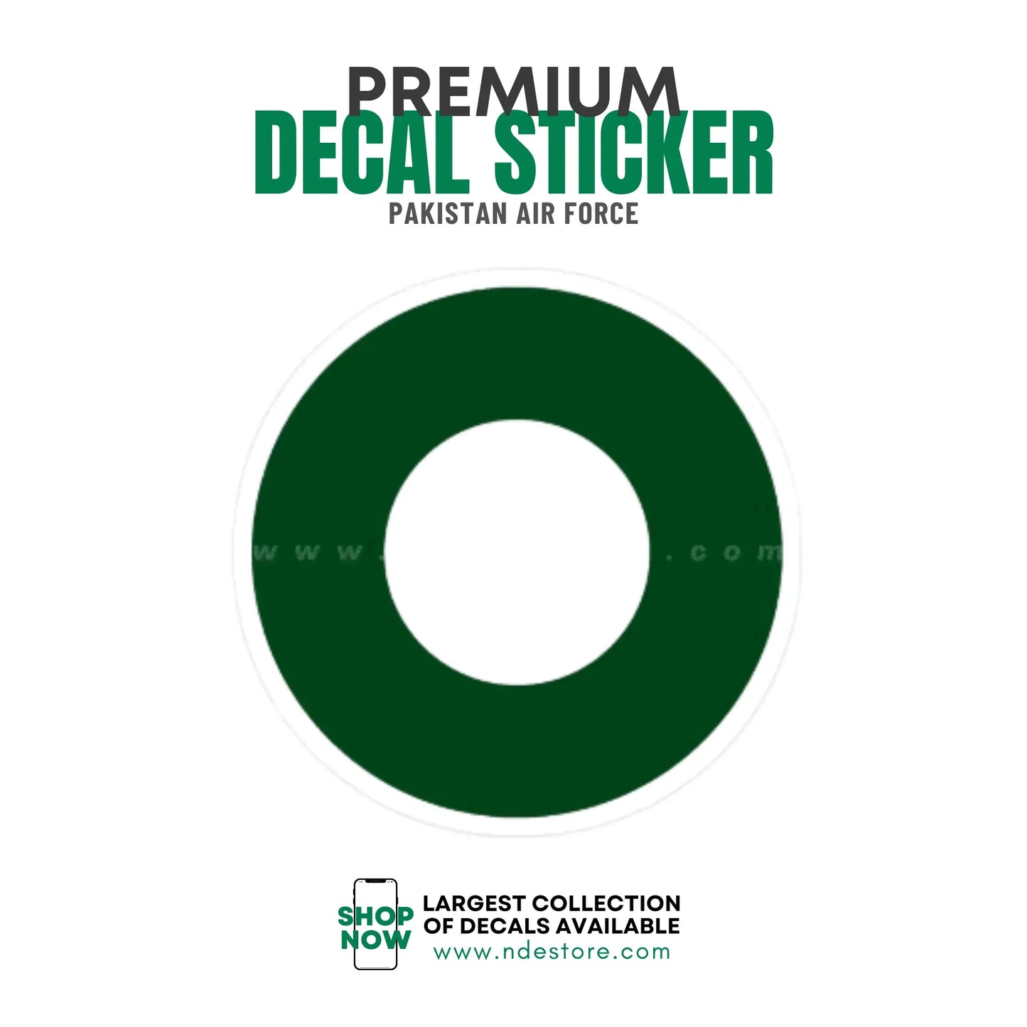 STICKER DECAL PAKISTAN AIR FORCE