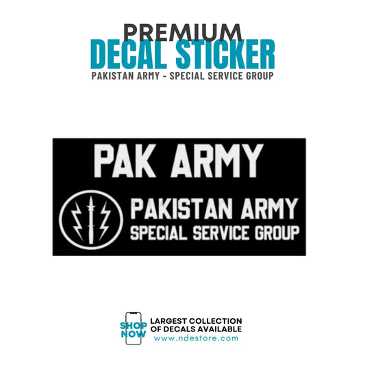 STICKER DECAL PAK ARMY SSG