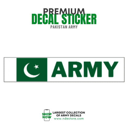 STICKER DECAL PAKISTAN ARMY