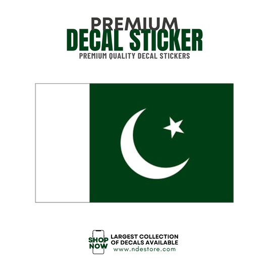 STICKER DECAL PAKISTAN FLAG