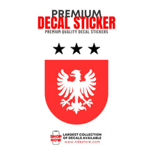STICKER DECAL 3 STAR ARMY