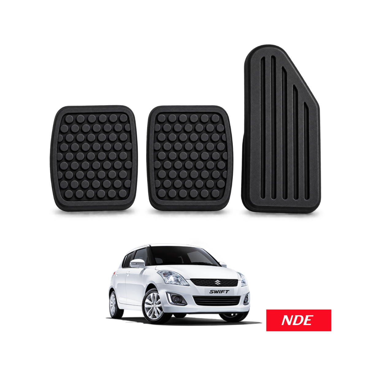 PEDAL RUBBER SET FOR SUZUKI SWIFT (2008-2021)