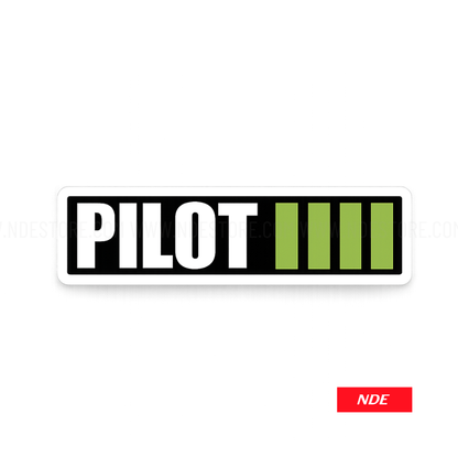 STICKER DECAL PILOT