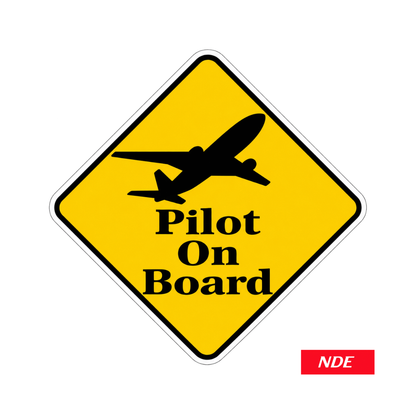 STICKER PILOT ON BOARD