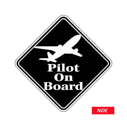 STICKER PILOT ON BOARD
