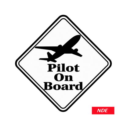 STICKER PILOT ON BOARD