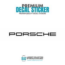 STICKER DECAL PORSCHE