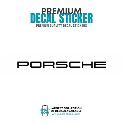 STICKER DECAL PORSCHE