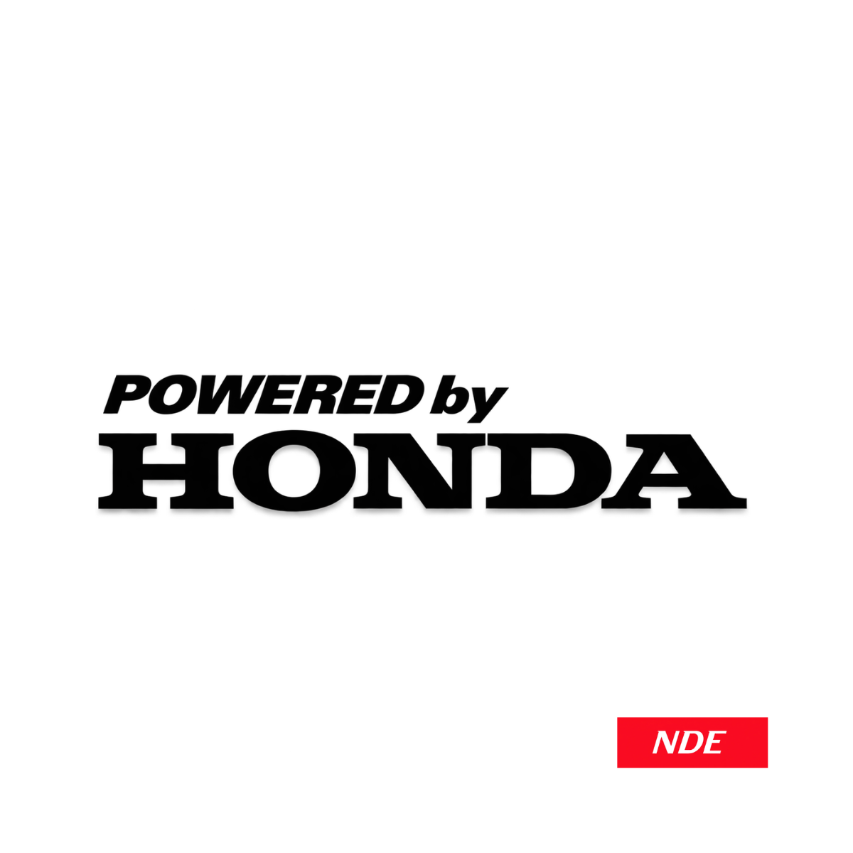 STICKER DECAL POWERED BY HONDA