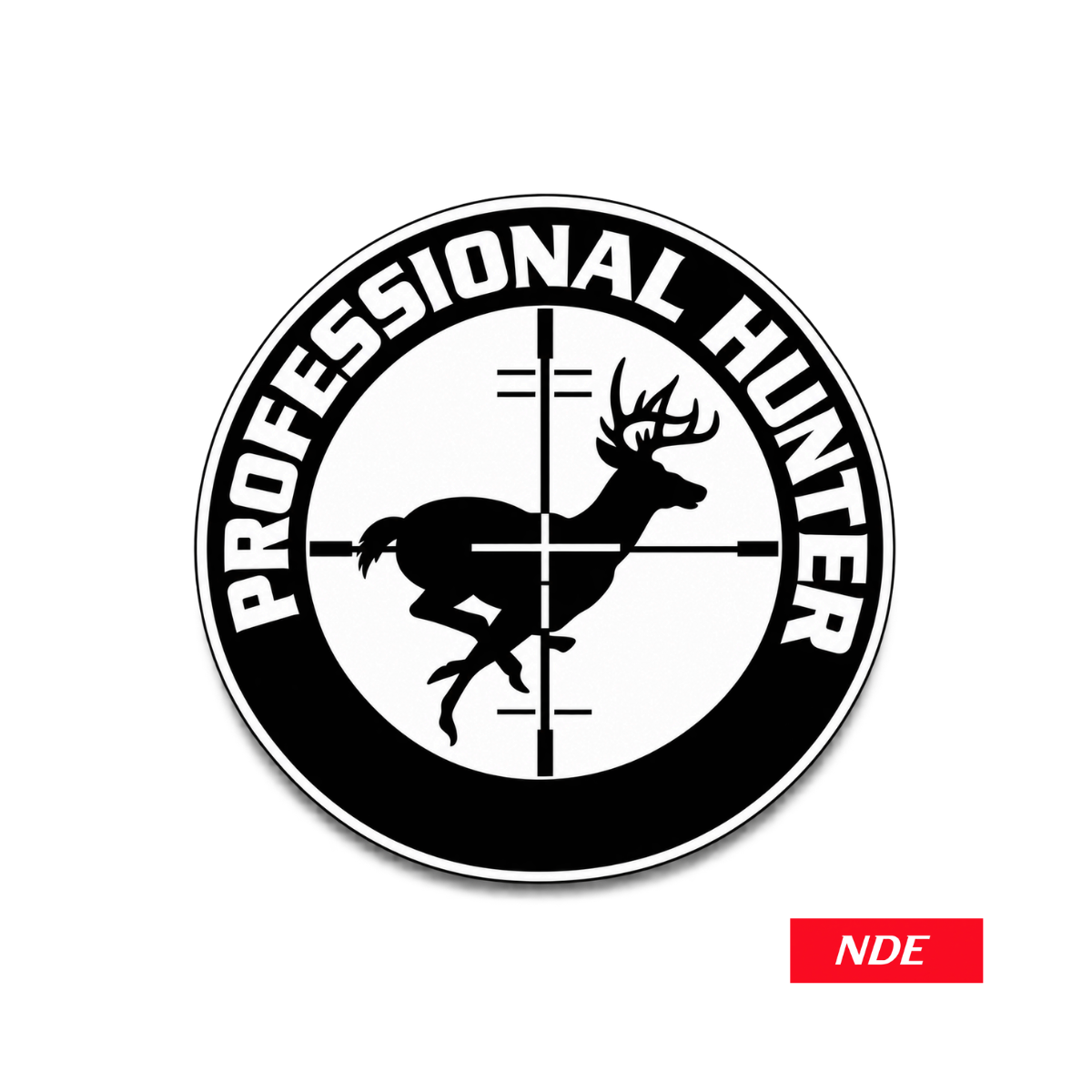 STICKER DECAL PROFESSIONAL HUNTER