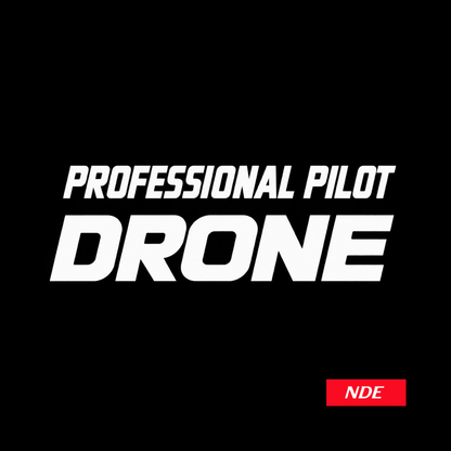 DECAL STICKER PROFESSIONAL DRONE PILOT