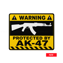 STICKER PROTECTED BY AK47 DECAL