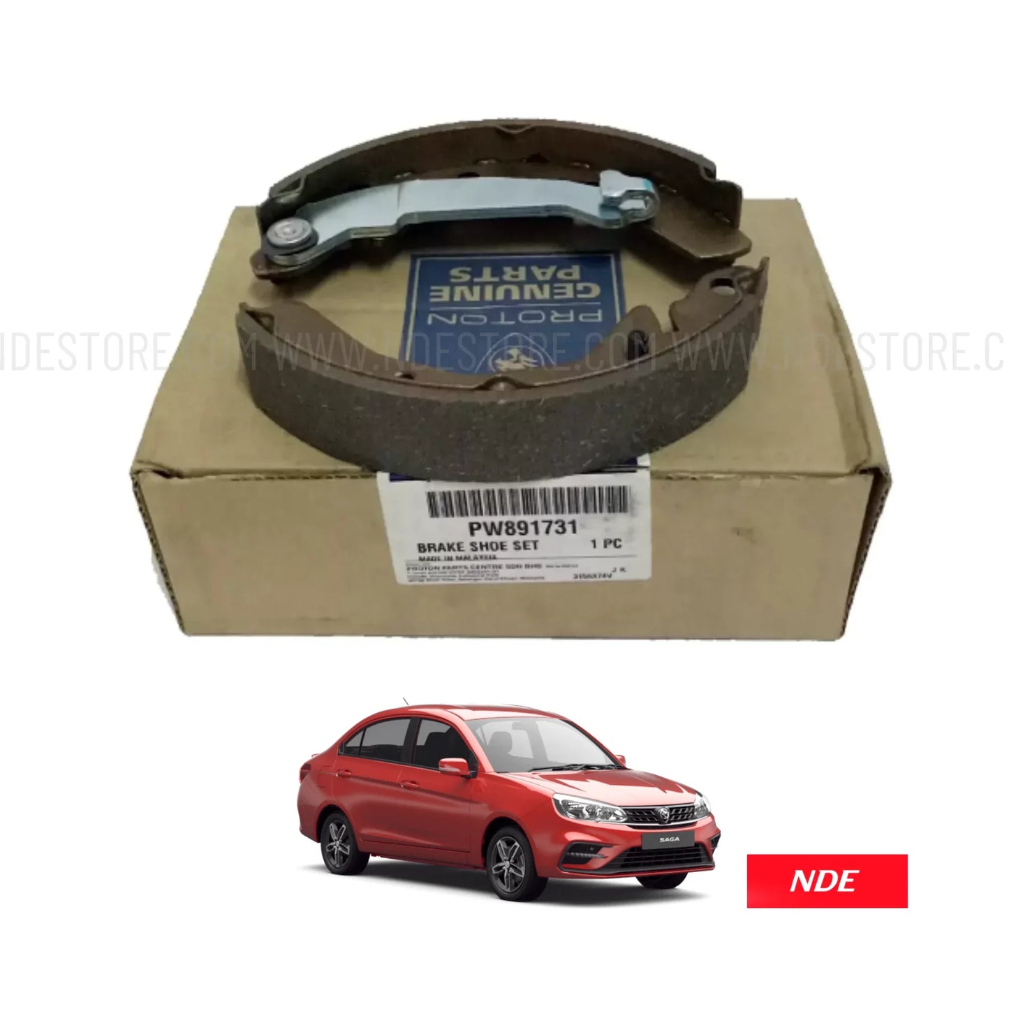 BRAKE SHOE KIT SET FRONT FOR PROTON SAGA