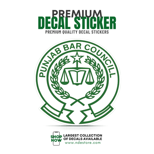 STICKER DECAL PUNJAB BAR COUNCIL