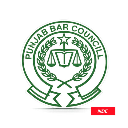 STICKER DECAL PUNJAB BAR COUNCIL
