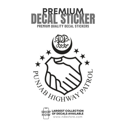 STICKER DECAL PUNJAB HIGHWAY PATROL