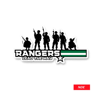 STICKER DECAL RANGERS LEAD THE WAY