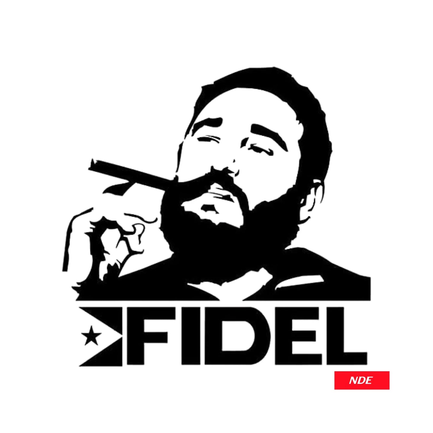 STICKER DECAL FIDEL CASTRO