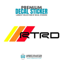 STICKER DECAL R TRD