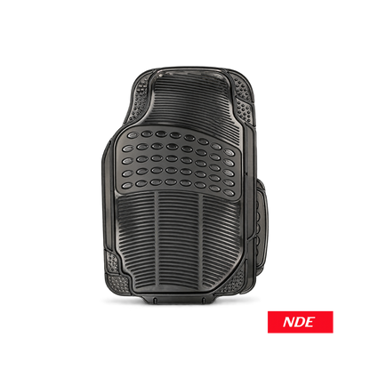FLOOR MAT SET SILICONE BLACK